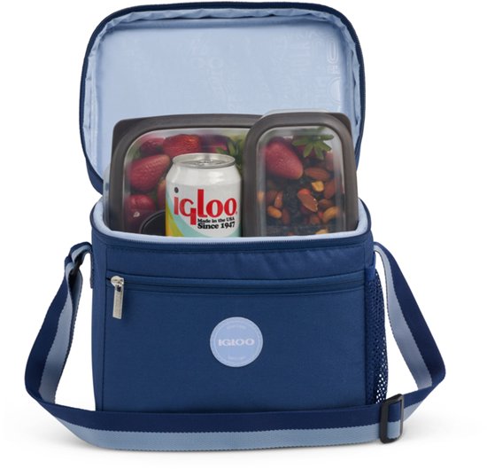 Igloo - Lunch Square 9 - Blauw - Compacte Koeltas voor Lunch & Onderweg van Igloo — afbeelding 4