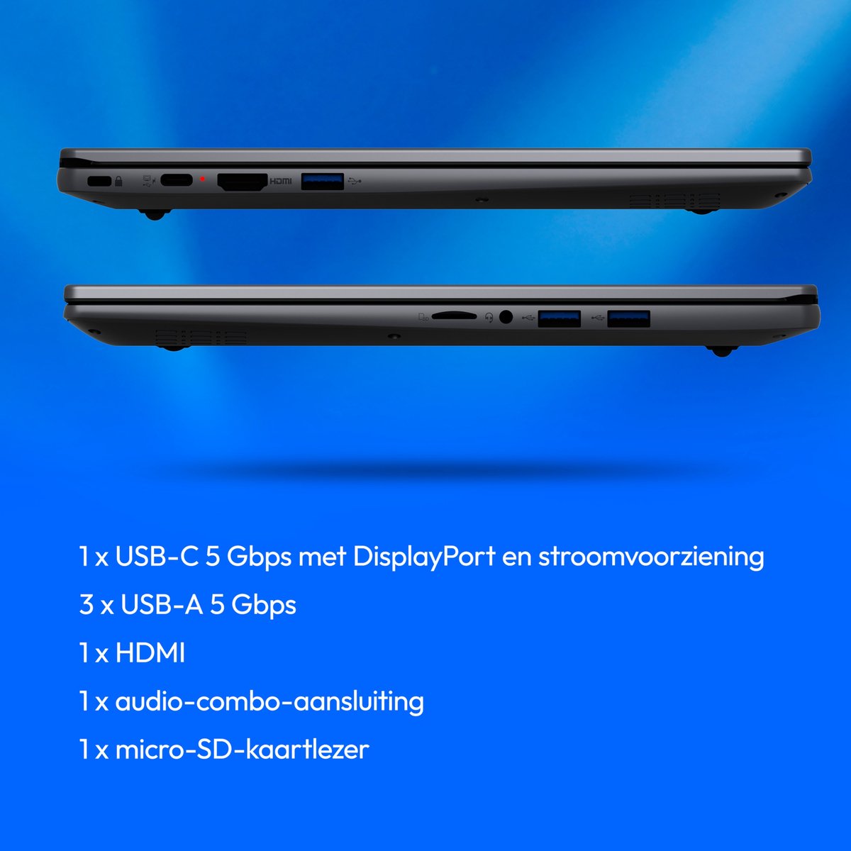 Medion Avantum 14 E1e (MD600015) - 14" FHD - Celeron - 4GB - 128GB - W11H s-mode - Office 365 (1 jaar) — afbeelding 7
