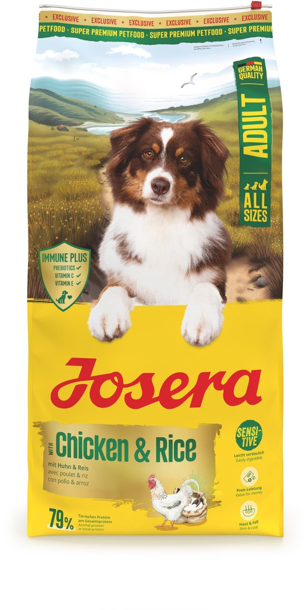 Josera 12,5 kg Josera all sizes adult chicken & rice hondenvoer