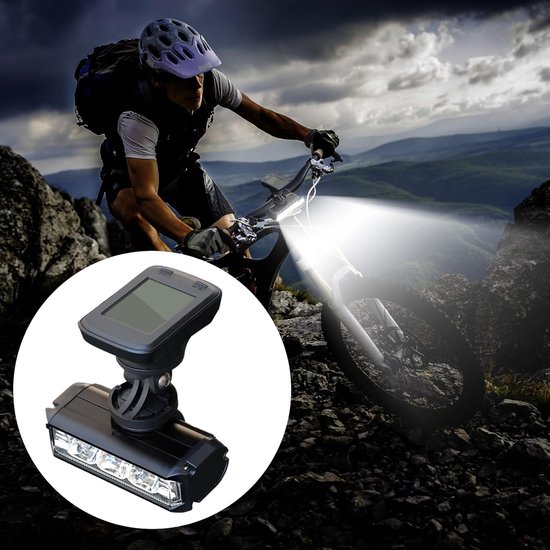 VHV - Fiets voorlicht - LED fietslamp - oplaadbare koplamp 1000 lumen 4 standen USB oplaadbaar waterbestendig - voor stadsfiets, racefiets en mountainbike — afbeelding 4