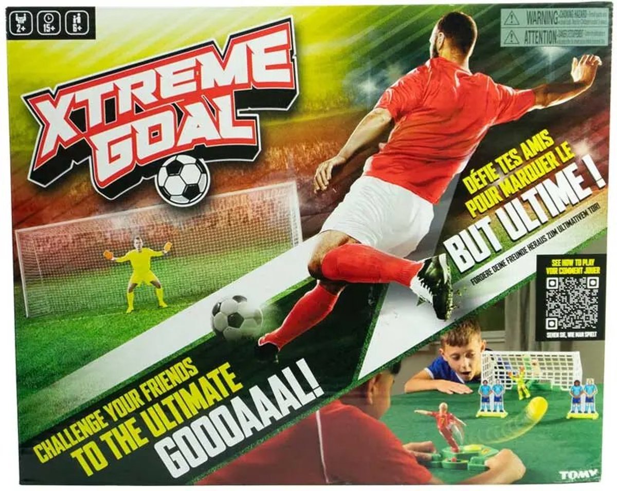 Tomy voetbalspel Xtreme Goal - familiespel voor kinderen.