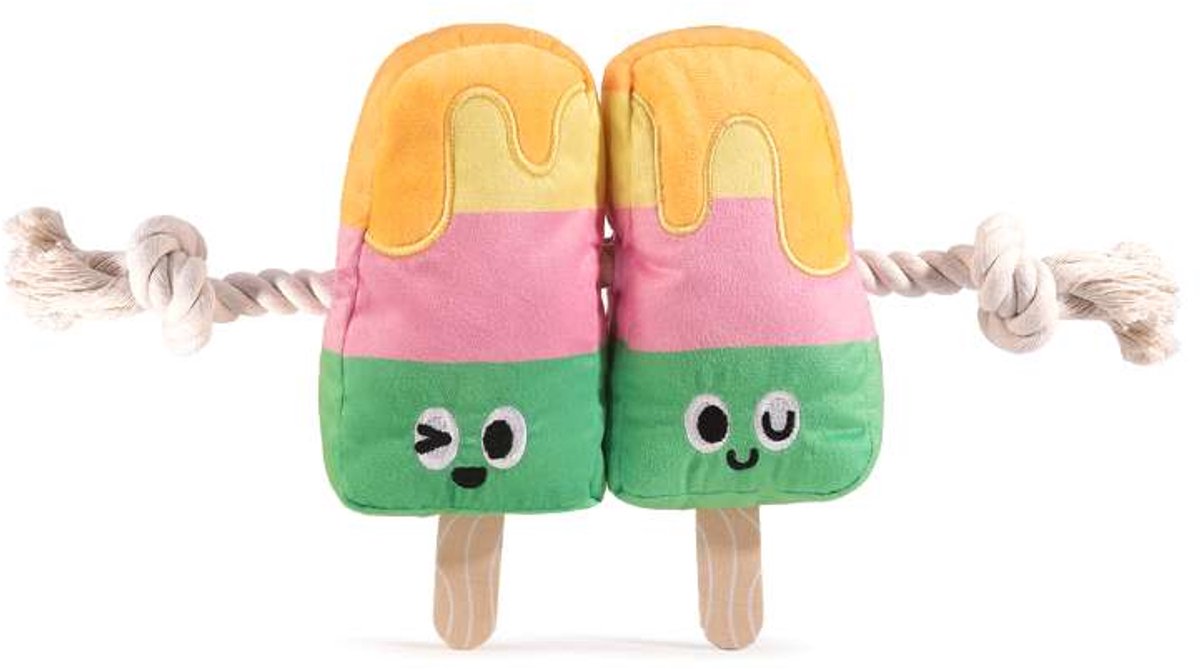 Hugsmart Beach Daze Twinpop - Hondenspeelgoed - Meerkleurig