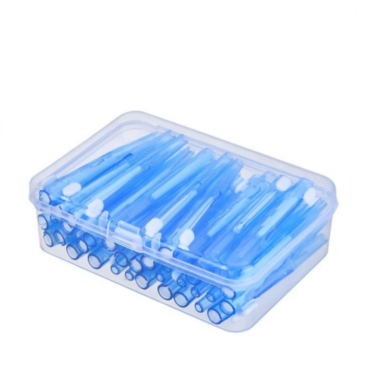 Cuhostki 20 Stuks - Tandenragers - 0.7 Mm Blauw - Interdentale Reiniging Mondhygiëne
