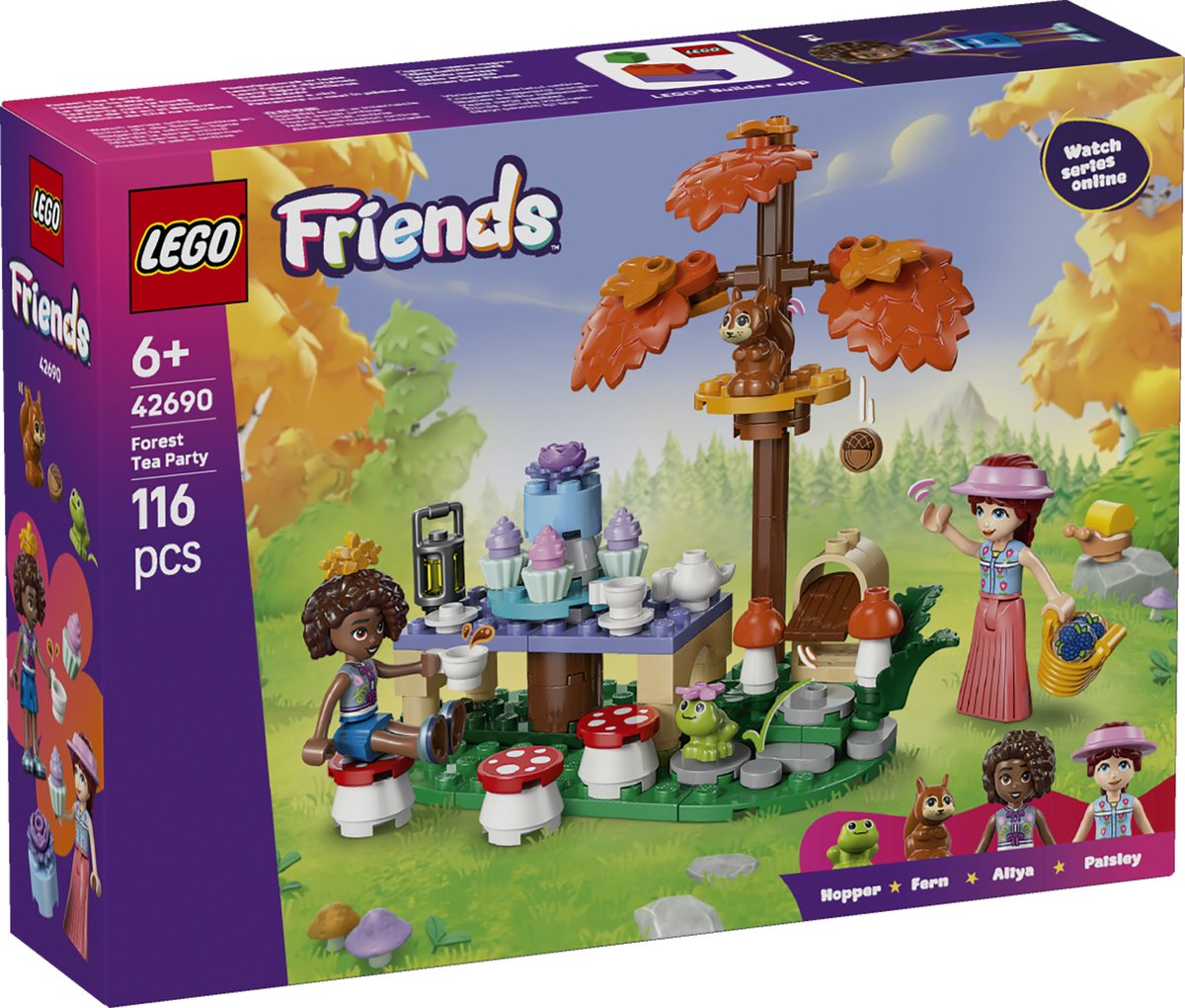 LEGO Friends Theekransje in het Bos Speelgoed voor Kinderen en Kinderkamer Decoratie 42690 – foto 7