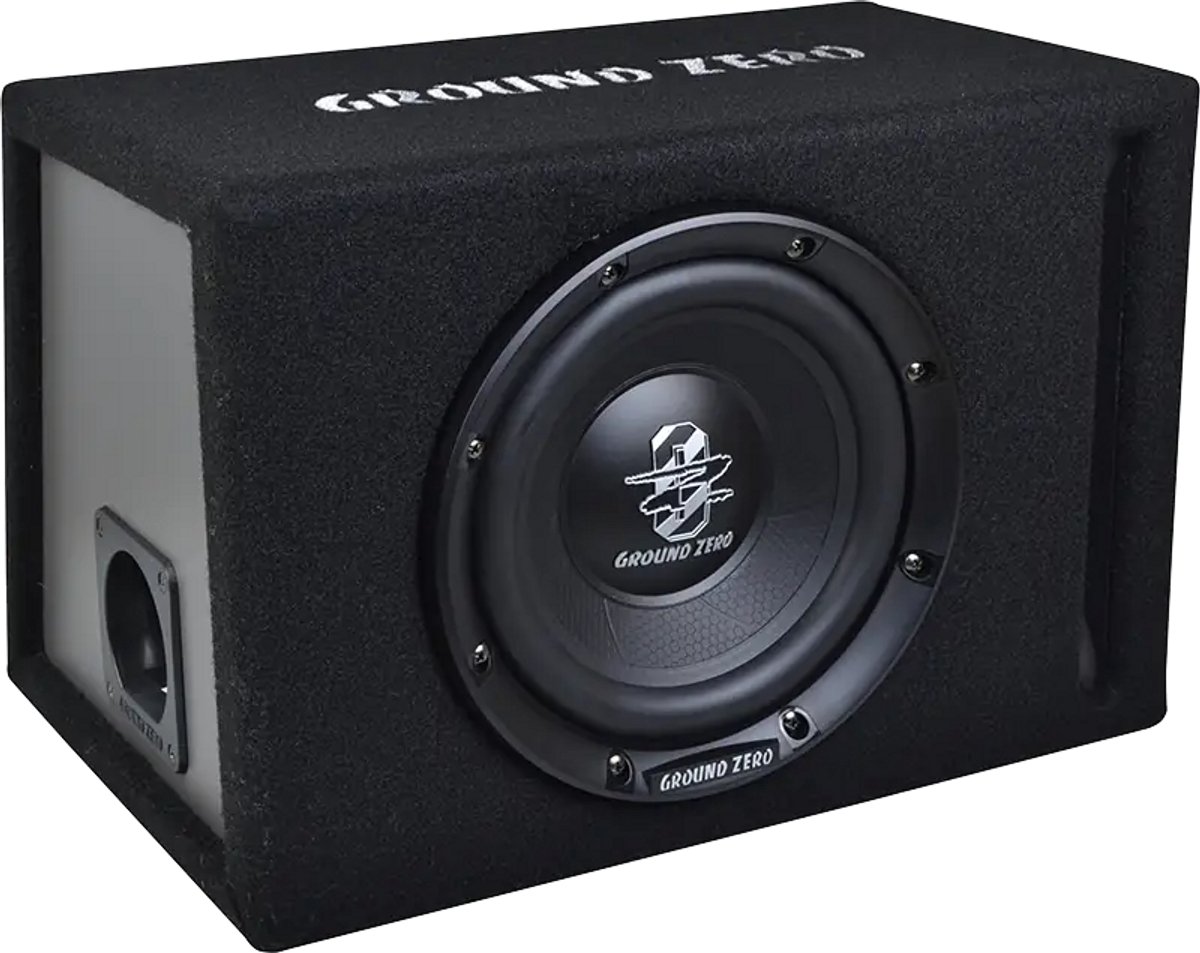 Ground Zero GZIB 20BR - Autosubwoofer - 8 inch - Sub Woofer in Kist - 300W