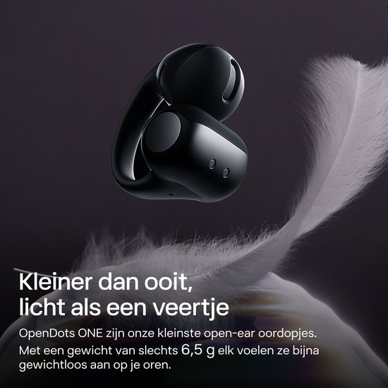 Shokz OpenDots ONE – Open Ear Oortjes – met Dolby Audio – Daardloze ...
