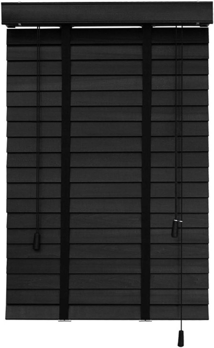 Houten Jaloezieën - Horizontale Raambekleding - Privacy Creëren - Lichtinval Regelen - 100