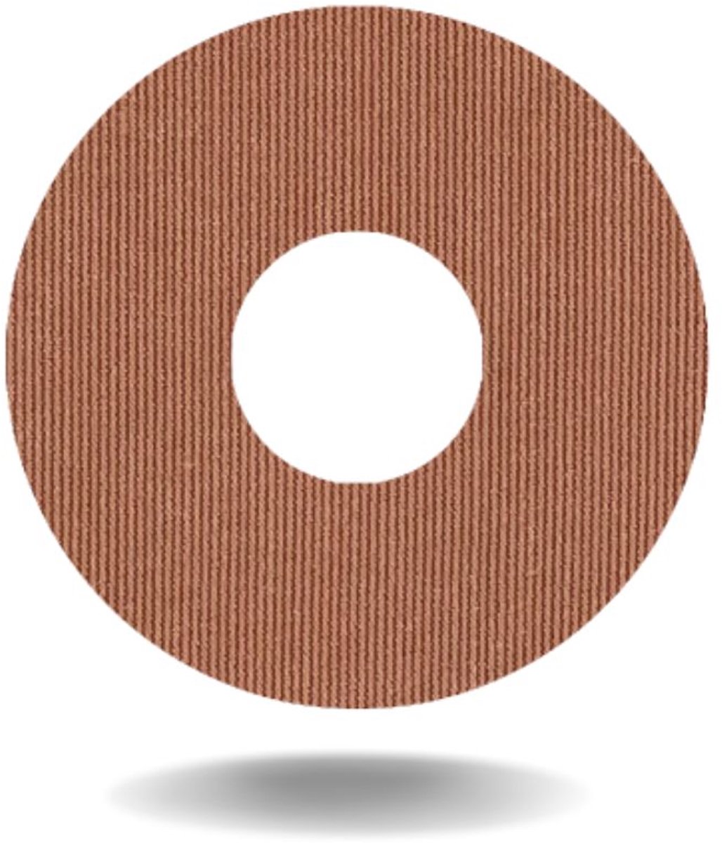 tinsulin - fixtape sensorpleister ringpleister voor Simplera sensor - Dexcom G7 - Freestyle Libre 2 - beige - set van 20 stuks