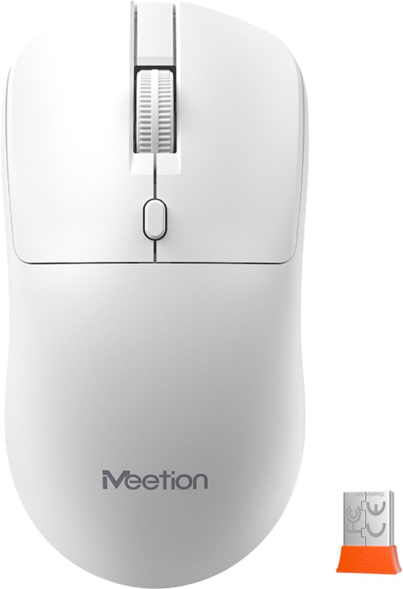 Meetion R546 - Draadloze Stille Muis - 2.4GHz - Wit