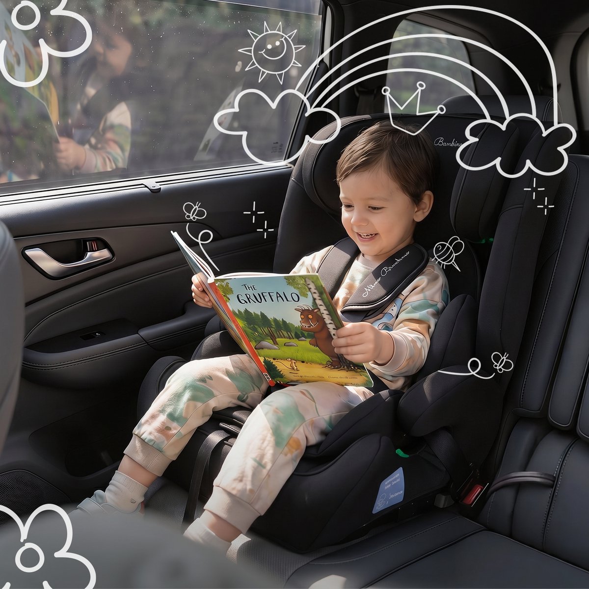 Mino Bambino i-Size Autostoel - Isofix - Zwart thumbnail 2