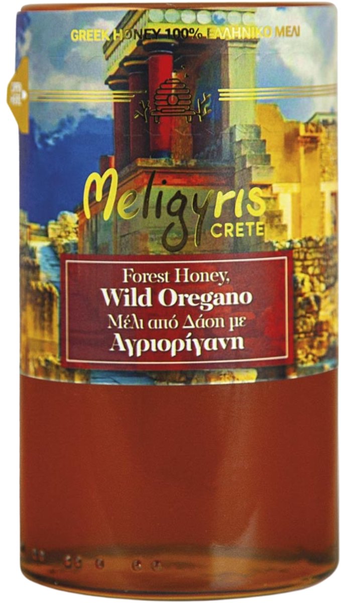 Boshoning met Oregano - Onbewerkt & Puur - Rauwe Honing - 450g - Meligyris