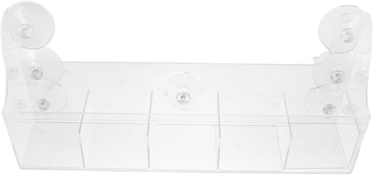 Koelkast Organizer - Opbergrek Keuken - Efficiënt Opbergen - Zuignap Bevestiging - 33.8 x 14.7 cm - Transparant