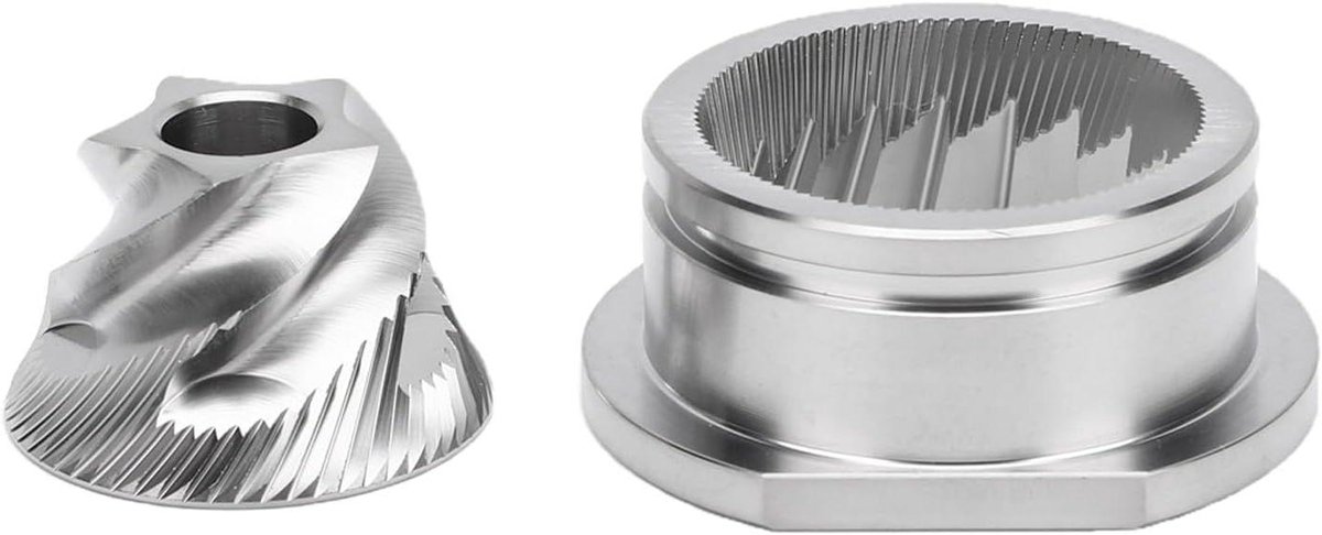 Koffiemolen Onderdelen Conische Braamset Uniform Malen Roestvrij Staal 3.2x2cm Zilverkleurig