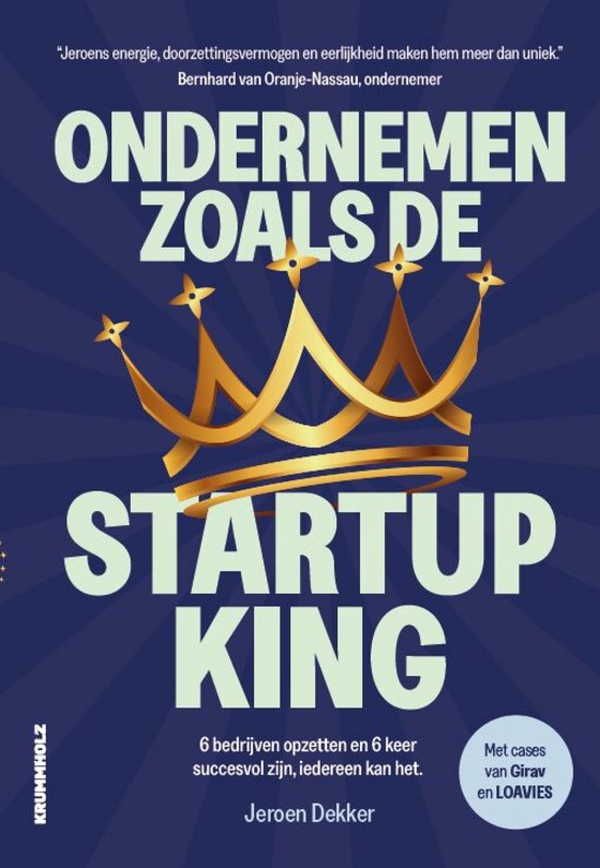 Ondernemen zoals de startup-king - cover
