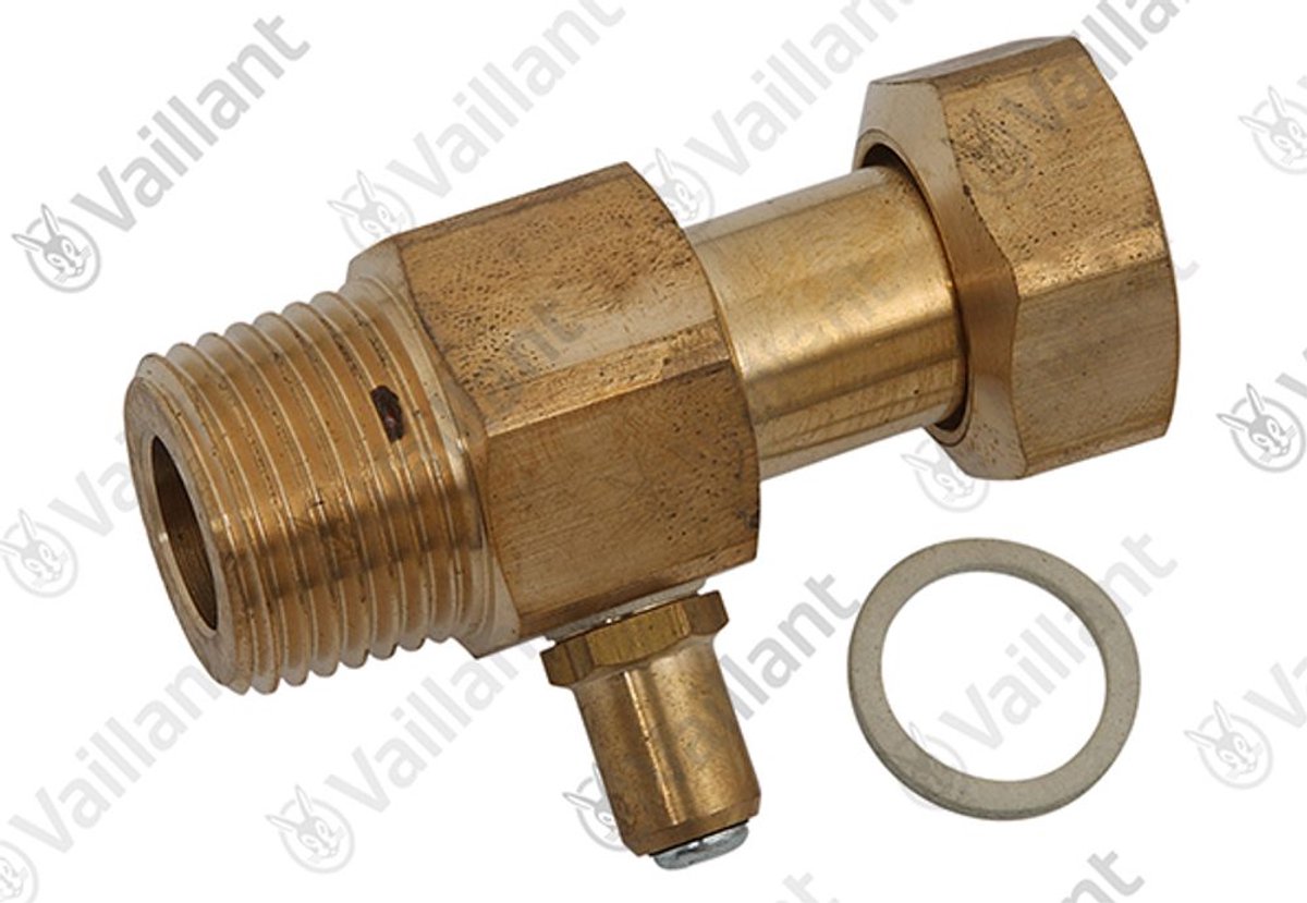 VAILLANT Schroefverbinding, met meetnippel MAG 11+14-2/0 Vaillant-nr. , 0020006753