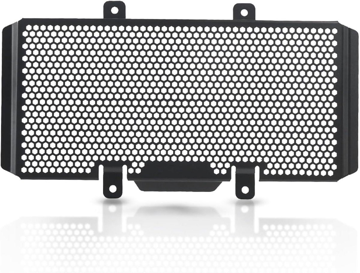 Radiator Beschermer - Grille Cover - Motor Beschermen - CNC Aluminium - 45 x 17 x 5 cm - Zwart