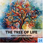 The Tree of Life Kleurboek voor Volwassenen, Tieners en Kinderen - Premium Cozy Coloring Book met 24 Unieke Levensboom & Mandala Designs - Anti Stress Doeboek & Tekenboek
