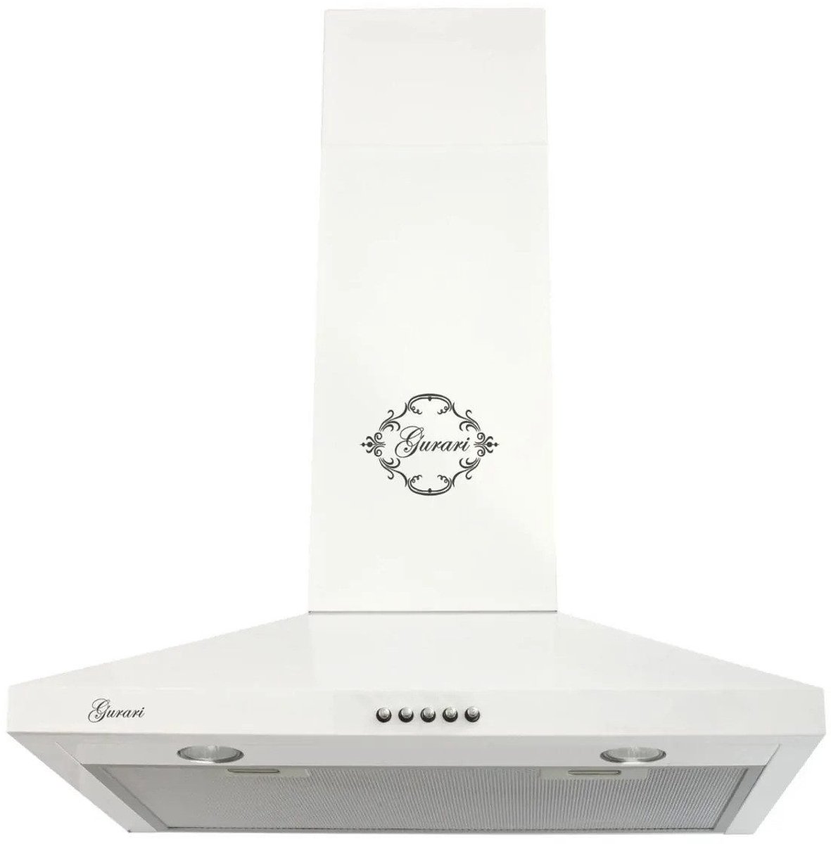 Wandafzuigkap GCH C 147 WH 6 N Afzuigkap 60 cm 1000 m³/u Wit