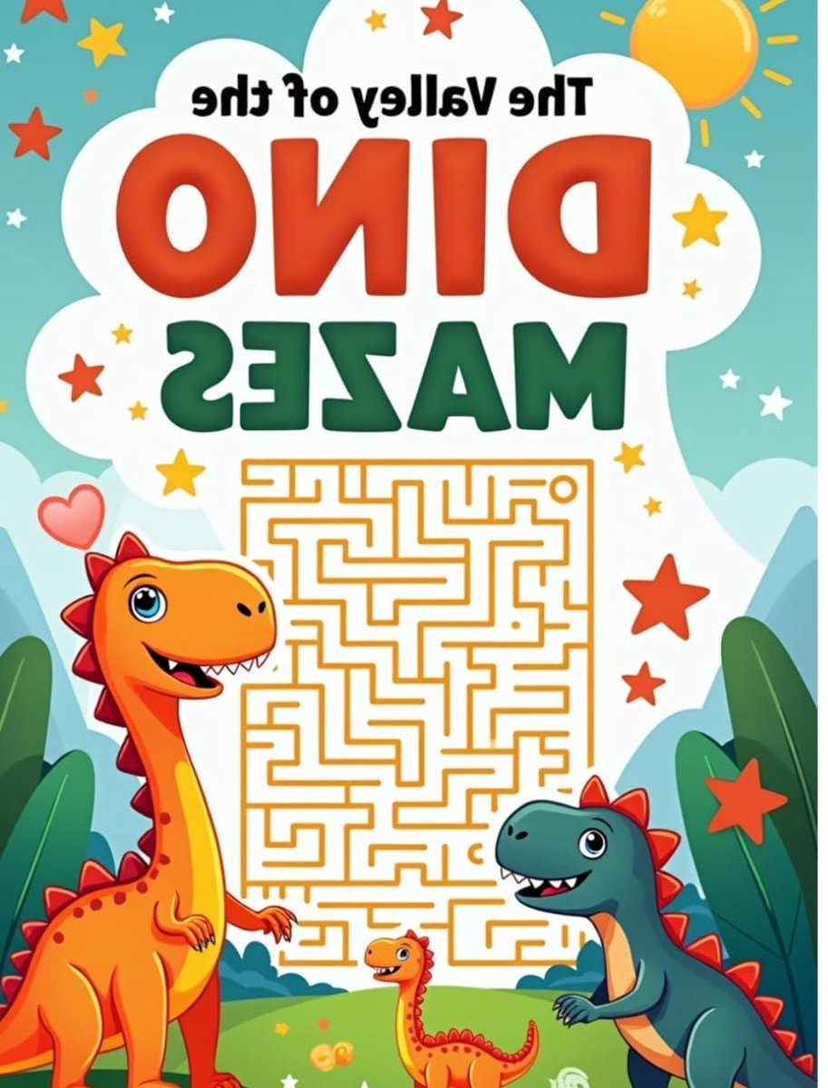 Dino Doolhoven - Puzzelboek Kinderen - Logisch Denken - 50 Pagina's Avontuur - 21 x 28 cm - Multi