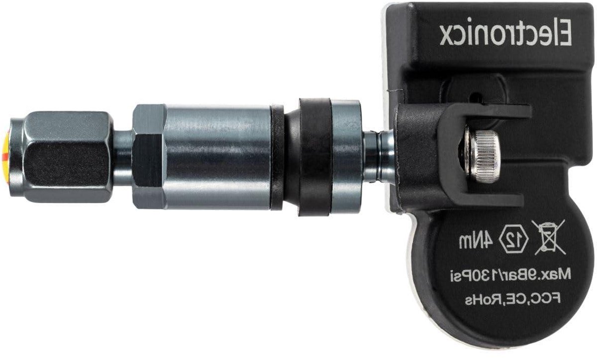 Vervangingssensor - Bandenspanning sensor - Veilige Rit - Voorgeprogrammeerd - 433 MHz - Zilver