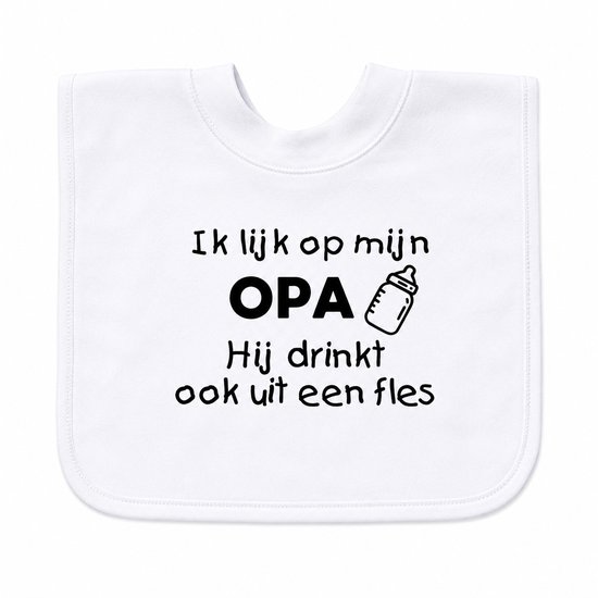 Baby slabbetje cadeau tekst opa zwangerschap bekendmaking aankondiging voor de liefste aanstaande geboorte gaat worden jullie worden eerste vaderdag zwangerschapsaankondiging van Lucky!:  — afbeelding 2