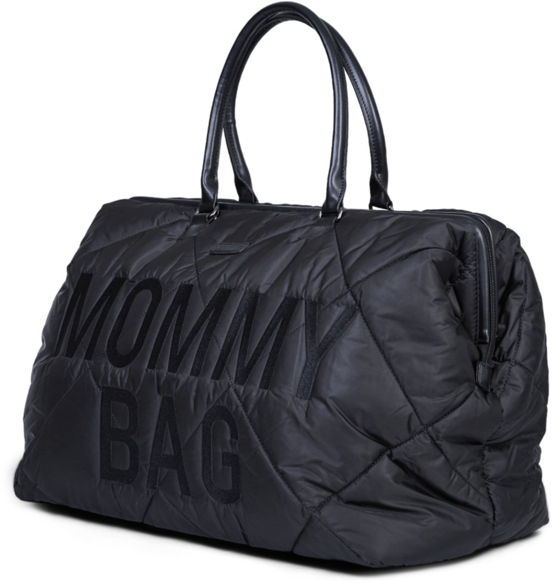 Bol.com Childhome Mommy Bag® Verzorgingstas - Gewatteerde Luiertas - Zwart - Ruim & Waterafstotend - 55x30x40cm aanbieding