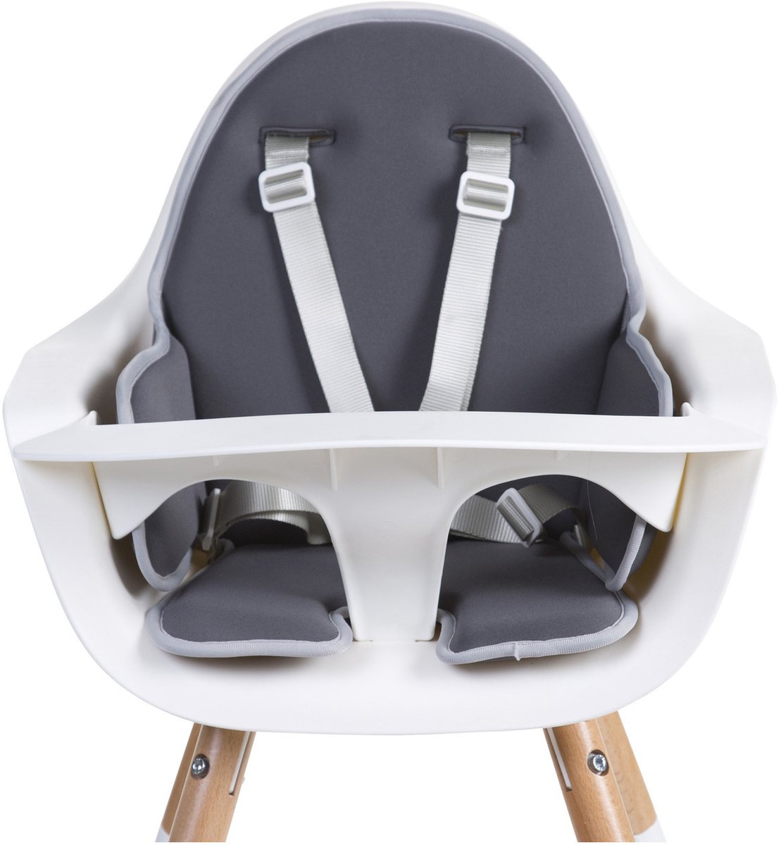 Childhome Evolu - Kussen voor kinderstoel - Neoprene - Donkergrijs