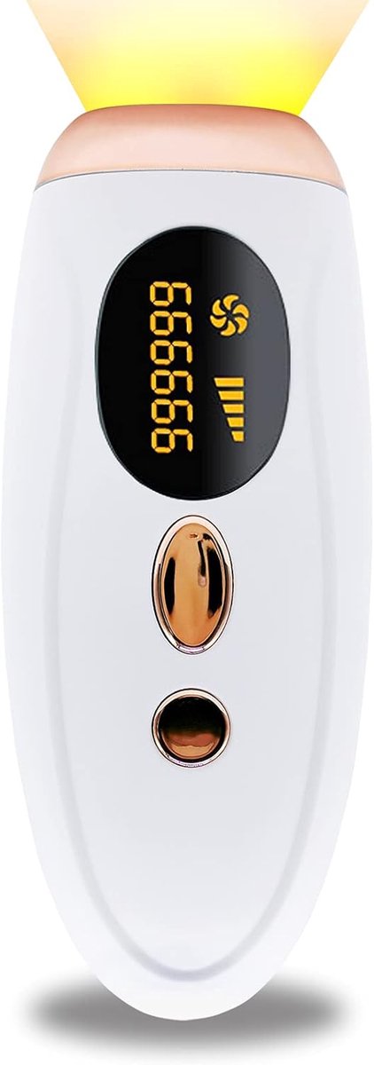 IPL-ontharing, permanente ontharing, pulslicht epilator voor mannen en vrouwen: draagbare IPL haarverwijderaar met 500.000 impulsen voor het hele lichaam thuis