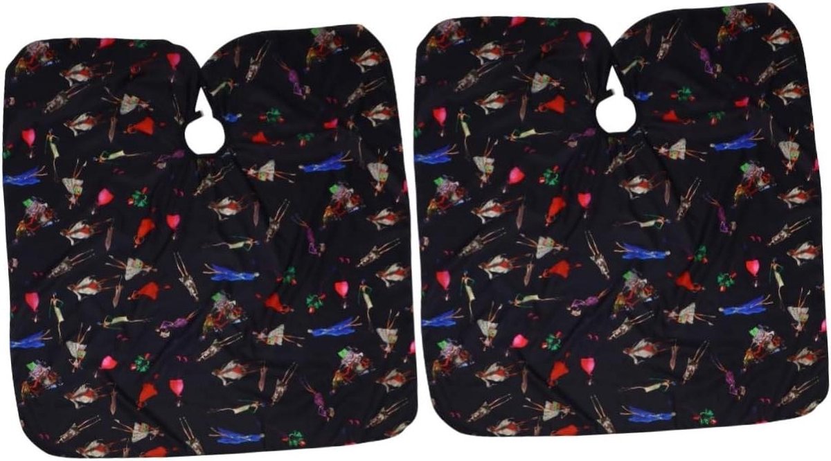 Salon Cape - Kappersschort Haar - Haar Stylen - Mode Print - 110 x 90 cm - Diverse Kleuren