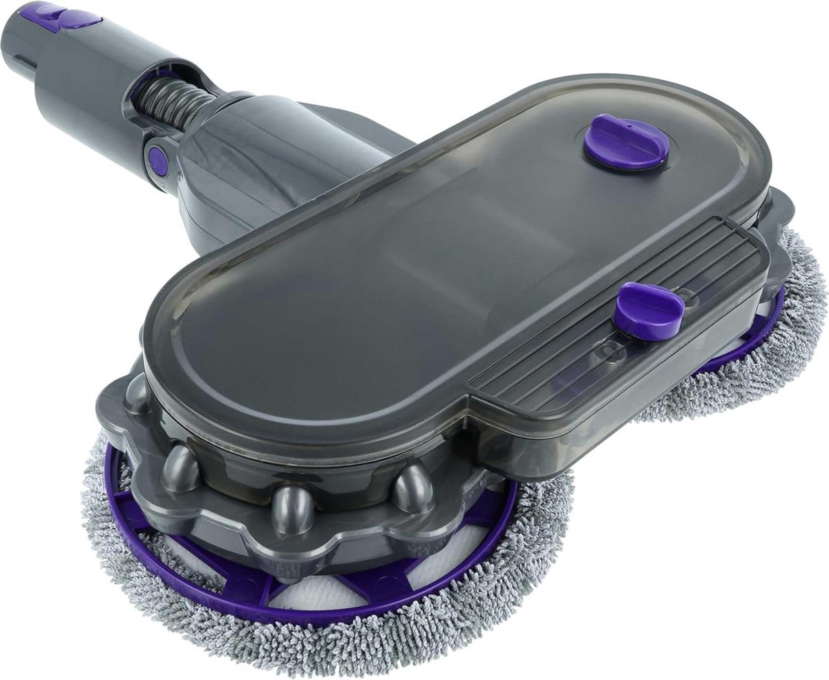 Elektrische Dweil - Stofzuiger Mop - Vloeren Reinigen - Stofzuigen en Dweilen - 337 cm - Grijs Paars