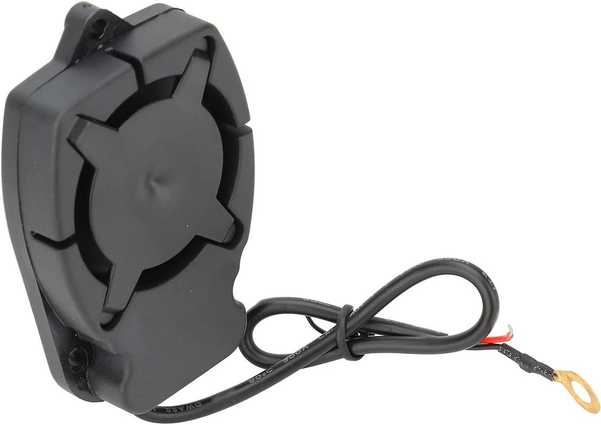 Elektronische Zoemer - Alarm Sirene - Beveiliging Fabriek - 120 Decibel - 12 Volt - Zwart