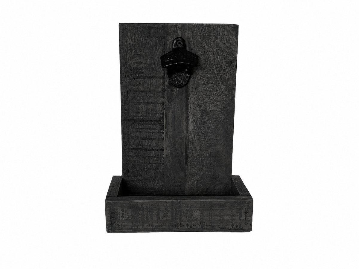 By Mooss - Flesopener - Zwart - Kookboek - Tablet - Ipad - Keuken - Koken - Boekensteun - Kado