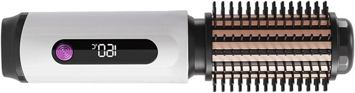 Krulborstel Styler - Haarverzorging apparaat - Salonlooks creëren - Anti-frizz technologie - Compact lichtgewicht - Zwart