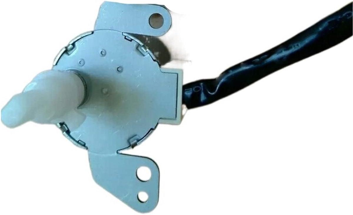 Stappenmotor - Elektrische motor - Luchtstroom regelen - Hoge temperatuur bestendig - 12V DC - Zilverkleurig