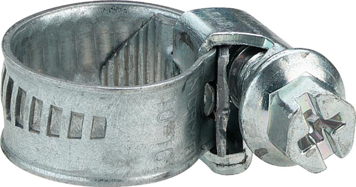 Viega slangklem, d 16–27mm, ID 3/4 staal verzinkt Model 1853, 104580