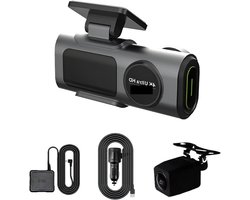 Auto Dashcam - 4K Camera - Veilige Ritten - Voor en Achter - 128GB Ondersteuning - Zwart
