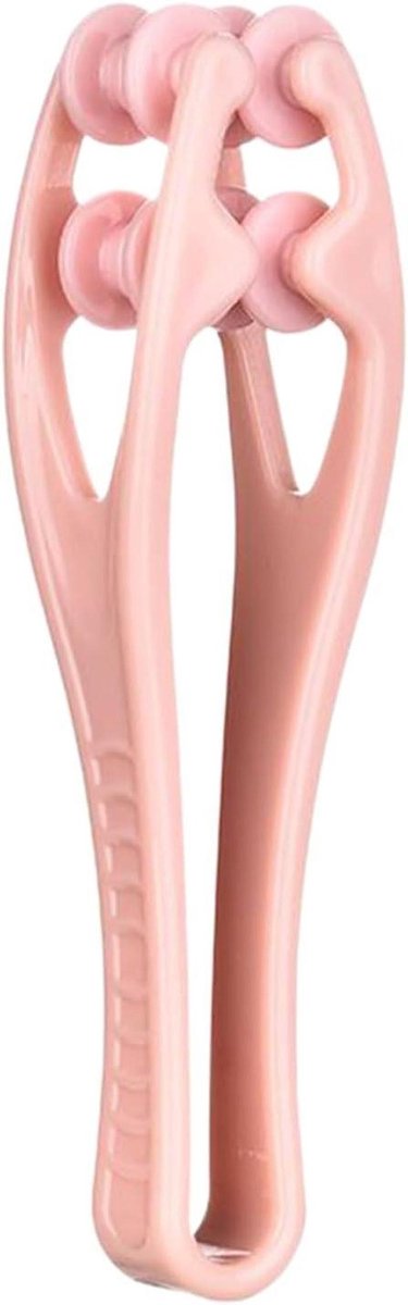 Vingermassageapparaat Roller - Hand Massage Tool - Hand Ontspanning - Ergonomische Curve - 15 x 5 cm - Roze Blauw