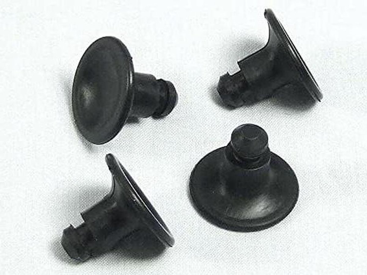 Keukenmachine Voetjes - Antislip Voetjes - Stabiel Koken - Origineel Vervangingsonderdeel - 2.5 cm - Zwart