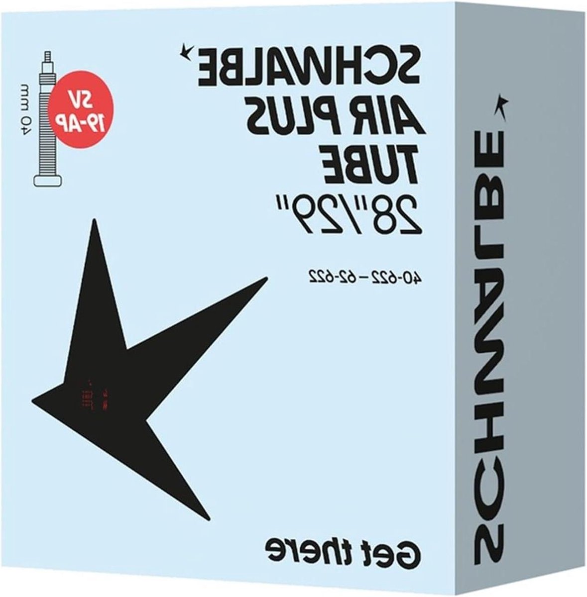 Fietsbinnenband - Binnenband - Fietsreparatie - Butyl Rubber - 40/62-622 - Zwart