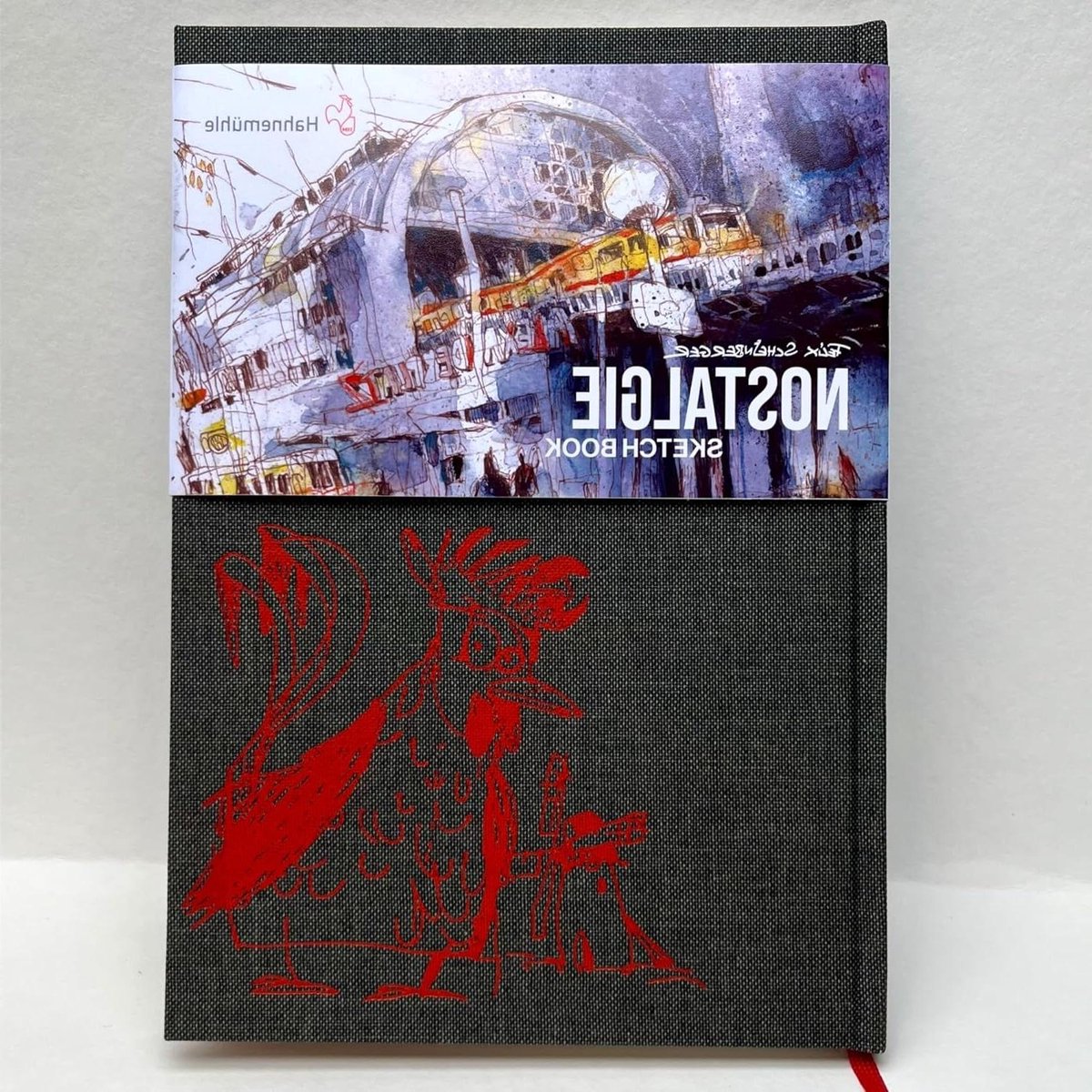 Schetsboek Nostalgie - Creatief Notitieboek - Artistiek Ontwerp - Gelimiteerde Editie - DIN A5 Portret - Wit