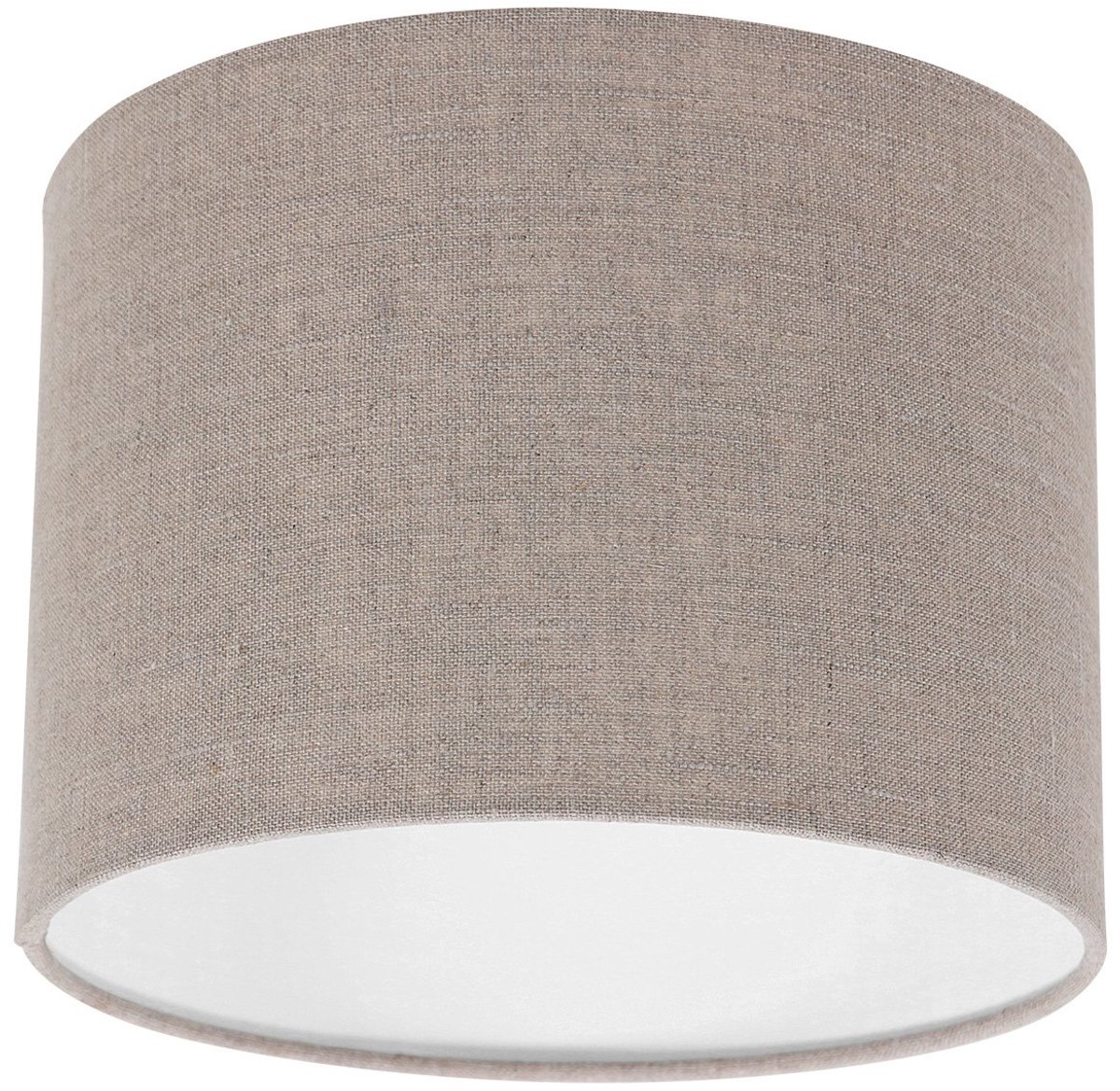 Grijze textiele lampenkap K3084RS Ø 20cm met E27 support - Modern design - Steinhauer