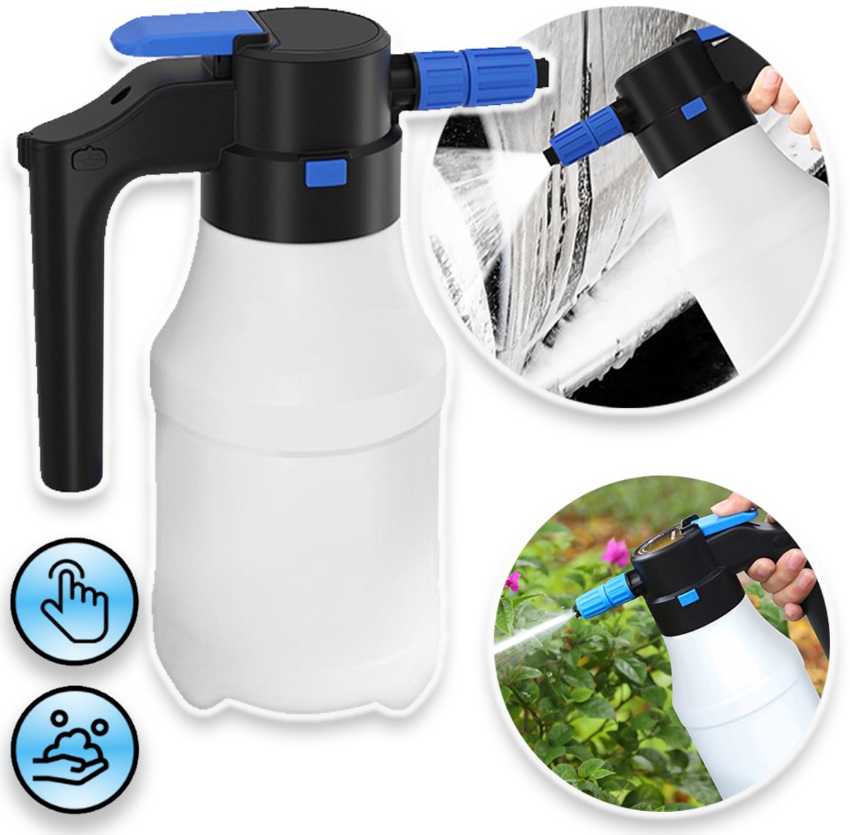 Handdruk Watersproeiers Spuitfles Luchtcompressor Pomp Tuinsproeier Sprinkler Tuinieren Water Geven Elektrische Schuimspray