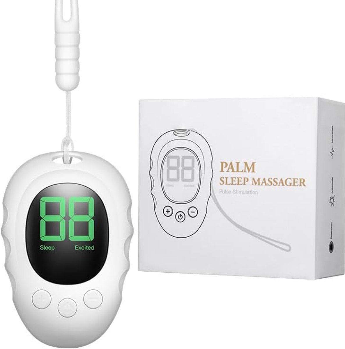 Slaaphulpapparaat ontworpen om te helpen bij angst en stress, opladen hand gehouden slaaphulpmachine, helpen helpen bij diepe slaap, het beste cadeau