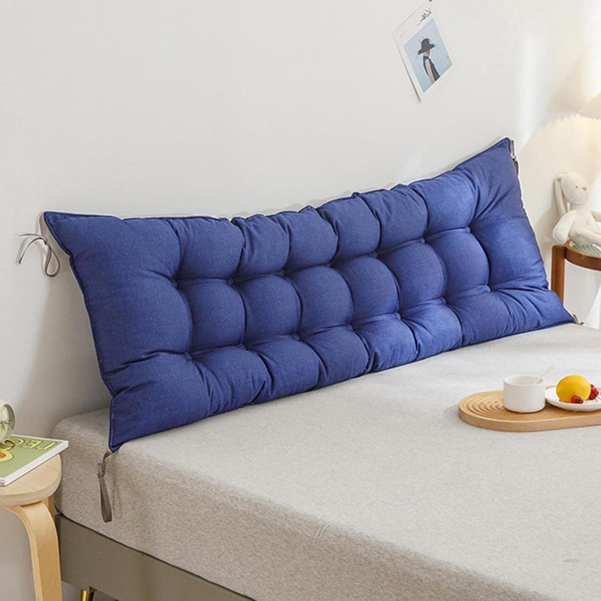 Rugleuning steunkussen - Leeskussen bed - Comfortabel zitten - Ergonomisch ontwerp - 90x50