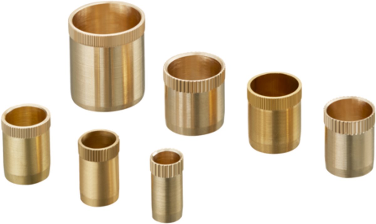 OVENTROP messing steunhuls voor zachte buizen 16 mm met wanddikte = 1 mm, 1029655