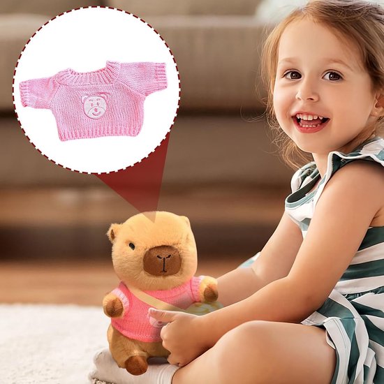 Poppenkleertjes Set - Aankleedkleding - Poppen Aankleden - Lichtgewicht Stof - Voor Poppen 20-25cm — afbeelding 3