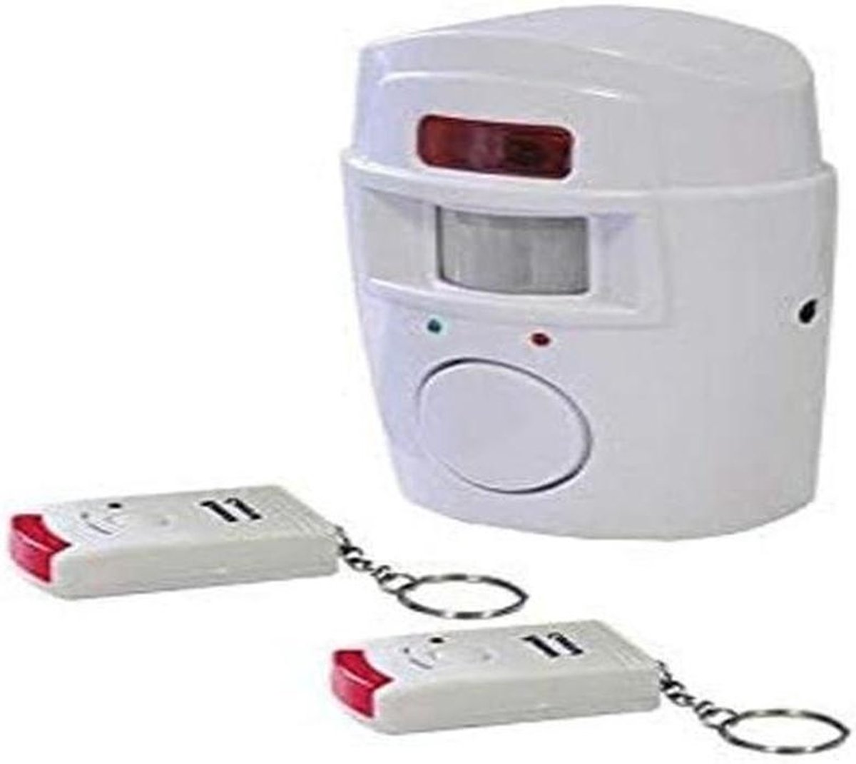 Mini Alarm Systeem - Bewegingsmelder Set - Huis Beveiligen - 100 dB Sirene - 1 Batterij AA - Wit