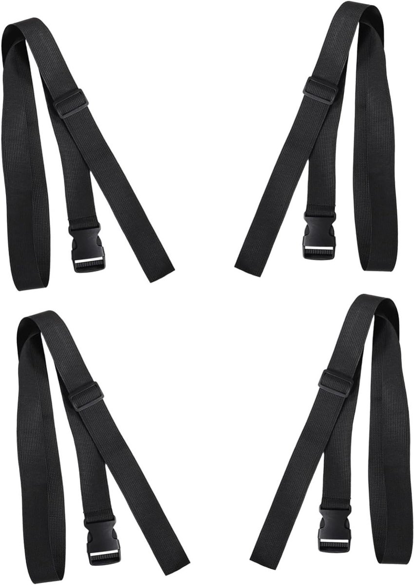 Verstelbare Mat Band - Bevestigingsriem Bagage - Sportartikelen Vervoeren - Verstelbaar Ontwerp - 150 cm Lengte - Zwart