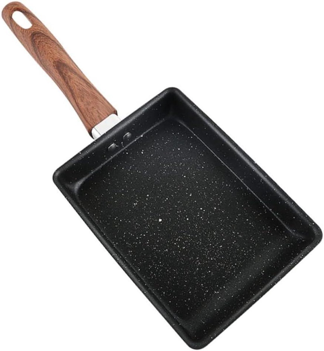 Koekenpan - Omeletpan Koekenpan - Ontbijt Bakken - Antiaanbaklaag - 35.5 cm - Zwart