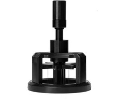 Espresso Distributie Tool - Naald Roerder - Koffie Bereiden - Magnetische Bodem - 58mm - Zwart